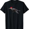 Maglietta Picchio Geometrico Uccello Birdwatching Amante degli Uccelli T-Shirt