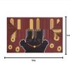 Cartoon Lucky Cat Dirt-Resistant Entrance Door Mat, Easy-Clean Silk Loop Foot Pad for Mud & Dust.
