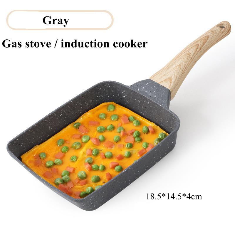 

Квадратная антипригарная сковорода Tamagoyaki, сковорода Maifan Stone для омлета, блинов, яичных рулетов, кастрюль, кастрюли, кухонная утварь