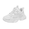 Children's white sneakers mesh breathable fashion versatile breathable medium and small children's school small white shoes boys' sneakers