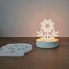 Horse Shape Candle Holder Molds with Base Flower Tealight Holder Molds Animal Resin Molds for DIY Craft Home Decorations