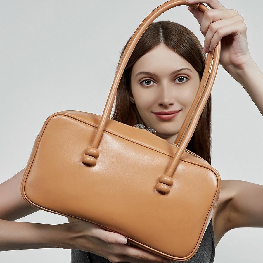 Large Capacity Women's Bag Leather Bag Fashion Underarm Shoulder Bag