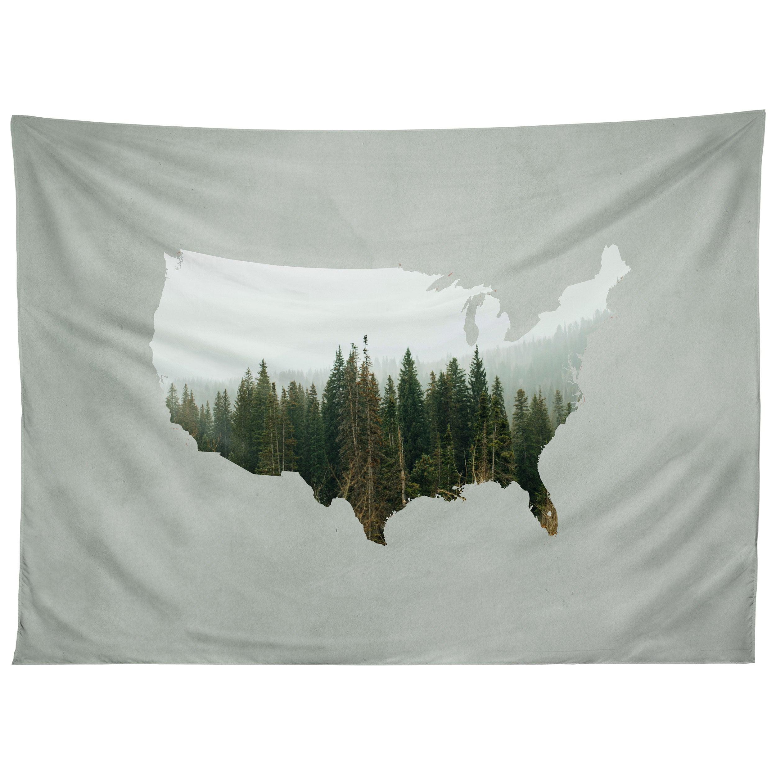 AMERICAN LANDSCAPE tapestry 75x100