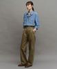 ANOTHER OFFICE WOMEN W. Santiago Chino Pants Flexible (Deep Khaki)