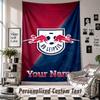 Wandbehang-Gobelin mit individuellem Namen & Text, RB Leipzig FC Dekorativer Gobelin für das Schlafzimmer