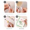 Art Doodling Book with 12 Color Watercolor Paint Water Brush Pen Stress Relief Painting Book For Children Adult Drawing