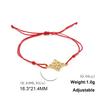 Cazador Witch Knot Wax Rope Bracelet for Women Stainless Steel Amulet Wicca Charm Bracelets Witchcraft Jewelry Birthday Gift New