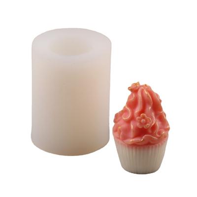 Cupcake Shape Silicone Mold Wax Melt Polymer Aromatherapy Making Handmade Cupcake Jelly Mould Decorating Supplies