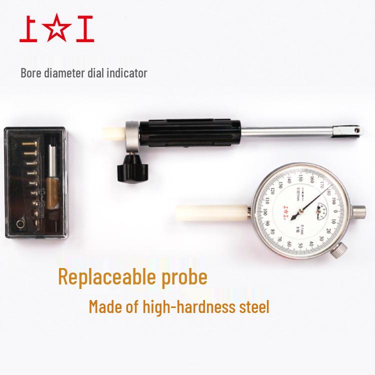 Shanggong Inner Diameter Gauge 6-10mm/0.001mm & 50-160mm/0.01mm Dial Indicator