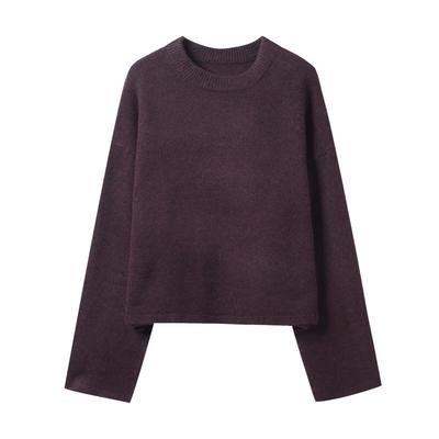 ZAZA Homemade European and American Style, Wholesale Women's Clothing, Fashionable and Versatile Temperament, Commuter Multi-color Long-sleeved Knitt