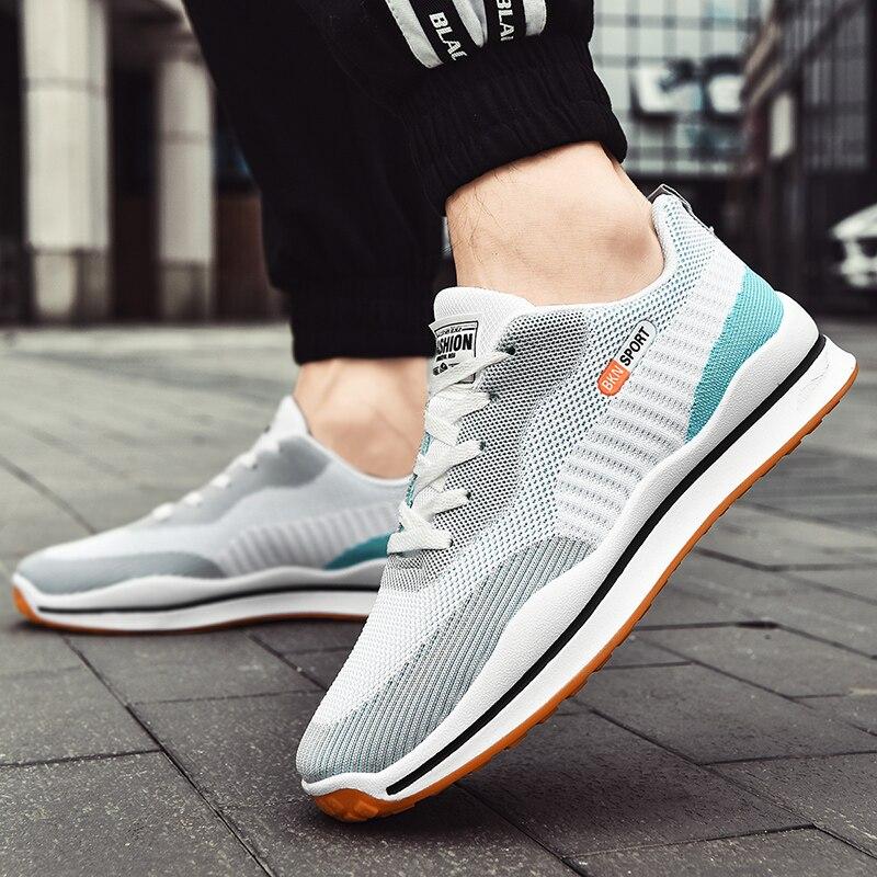 Light Man Running Shoes Fashion Casual Mesh Breathable Sports Shoes Men Sneakers Male Jogging Footwear