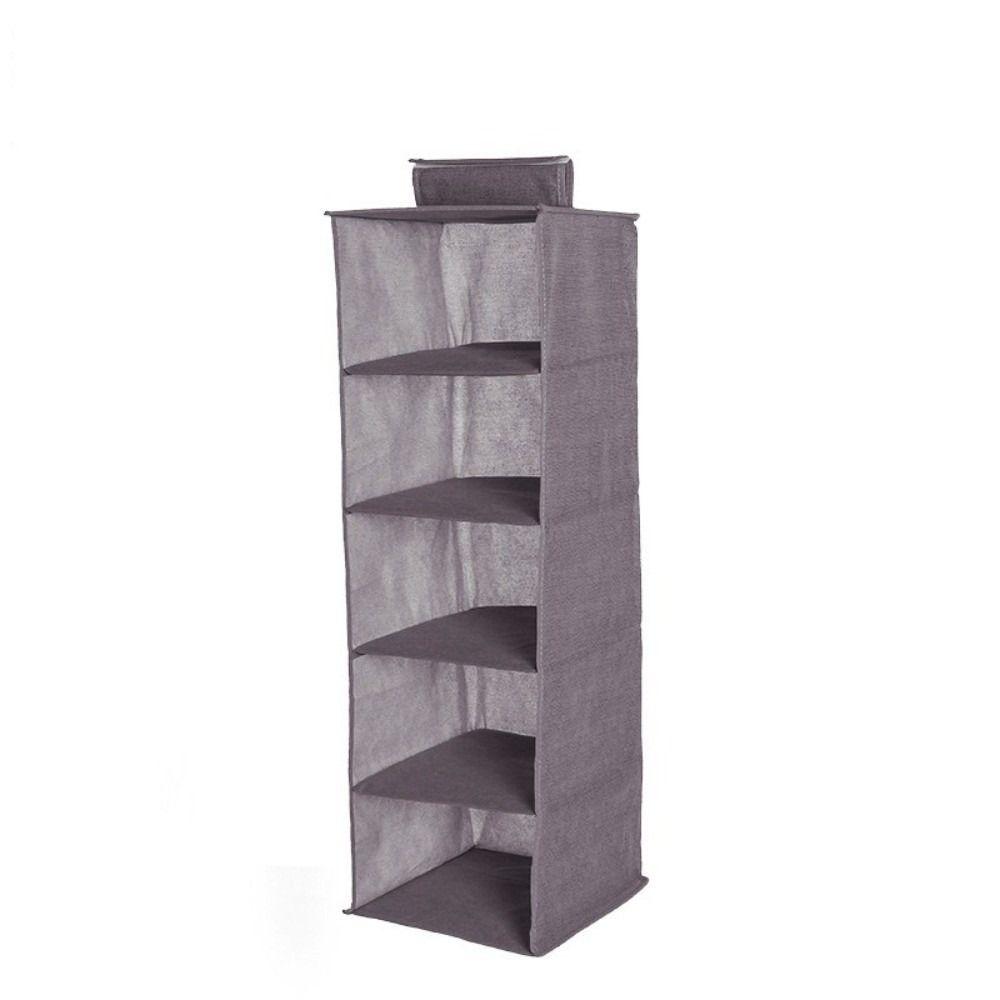 Cotton Hanging Storage Pouch Space Saver Clothes Organizer for Household Closet Container