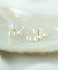 Alleun Silver 925 Pearl Namyang Mother Of The Bride Hanbok Earrings