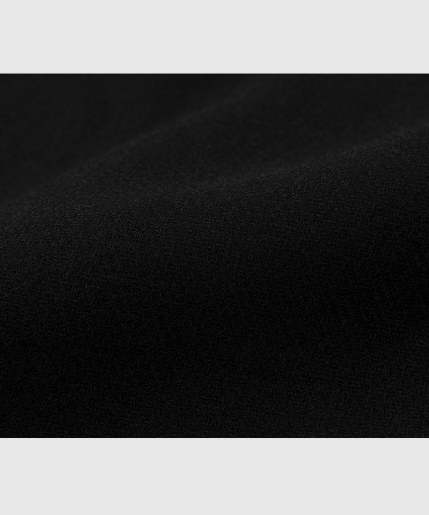 Lettercomo Big Award Stadium Wool Varsity Jacket Black