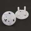 10pcs EU Stand Power Socket Cover 2 Hole Electrical Outlet Child Safety Shock Proof Plugs Protector