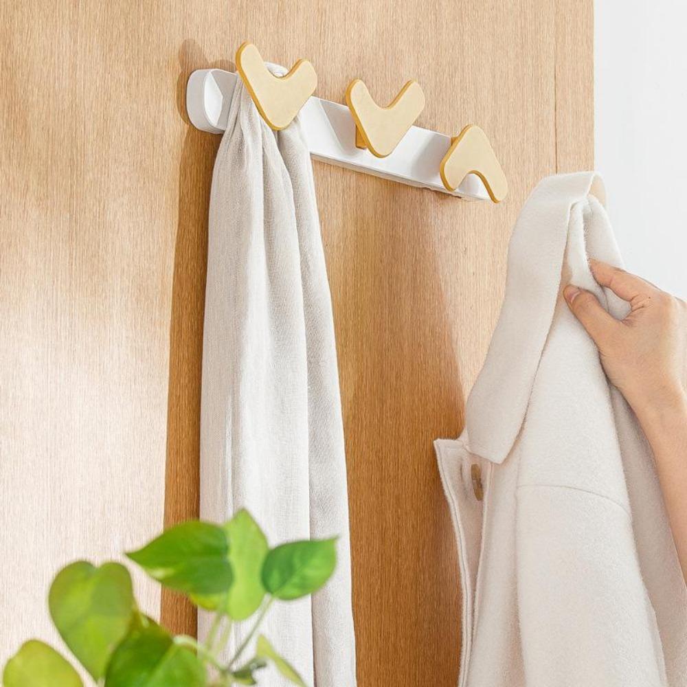 Multifunkční kuchyňský nástěnný háček do koupelny, silný samolepicí háček, plastové dveře, zadní klíč, klobouk, úložný stojan, gadgety