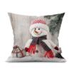 Festliche Weihnachtskissen Nordische Weihnachtsbäume Druck Kissenbezug Nachttisch Zuhause Rückenabdeckung