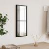 VidaXL Wall Mirror Black 20x50 Cm Rectangular Iron 358645