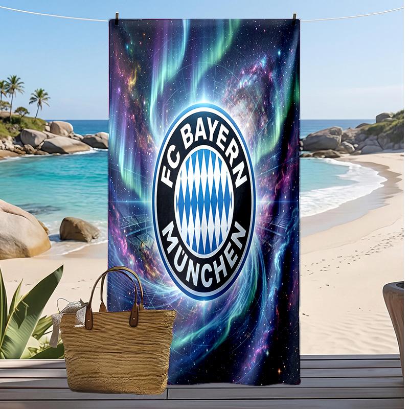 Bayern Munich Printed Beach Towel Quick Dry Soft TowelPortable Large Rectangular Beach Blanket for Travel Swimming Pool