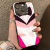 Чехол для телефона A-Angel Dust Hazbin H-Hotel-l для iPhone 17,16,15,14,13,12,11 Plus,Pro Max,XS,Цветной Серебряный Позолоченный Внутренний Чехол