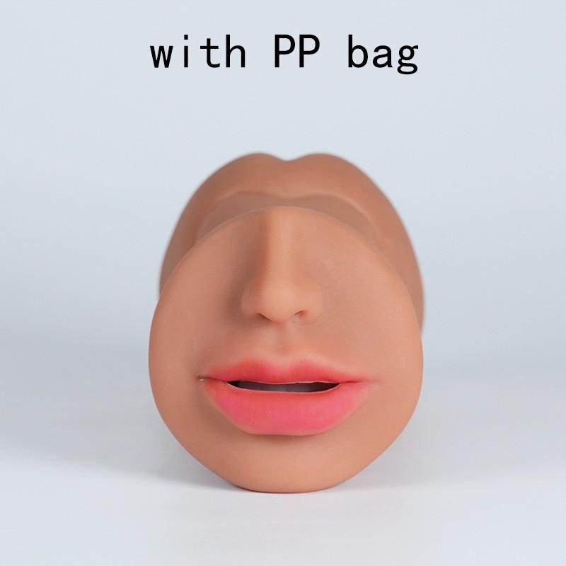 3 In 1 Realistic Male Masturbator with Vagina Anal Mouth Simulation Deep Throat Sex Toys for Men Women Vaginal Oral Masturbator