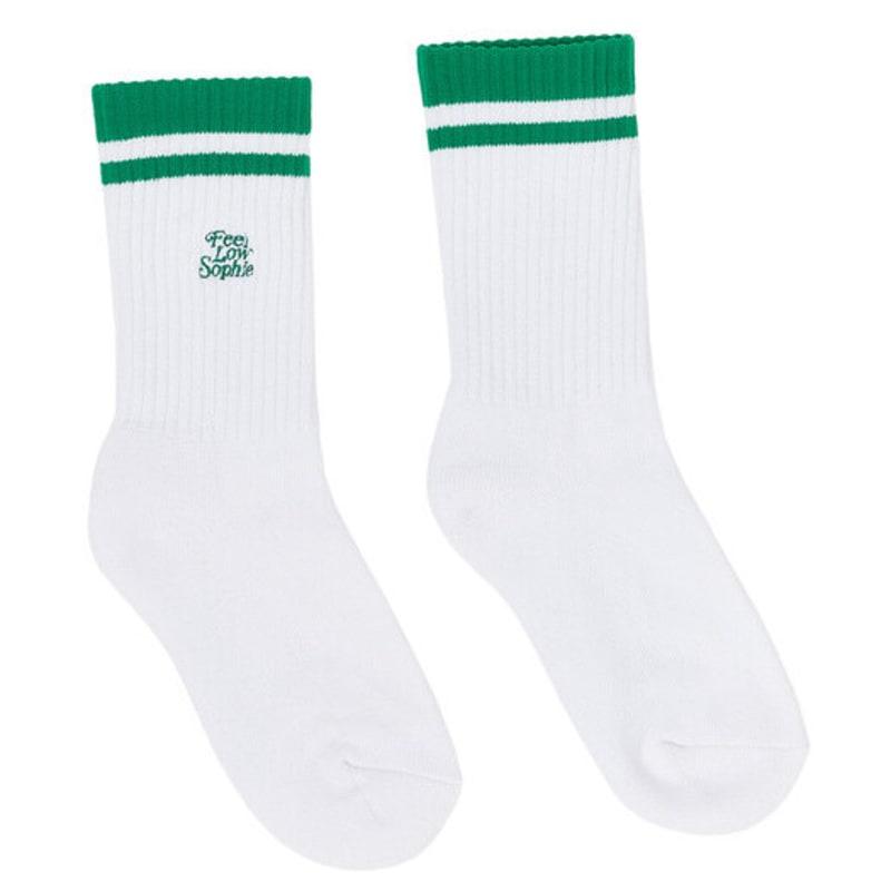 FEEL LOW SOPHIE LOGO SOCKS GREEN 3pcs