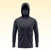 Mens UPF100 Sun Protection Hooded Fishing Jacket Lightweight Quick-Dry Outdoor