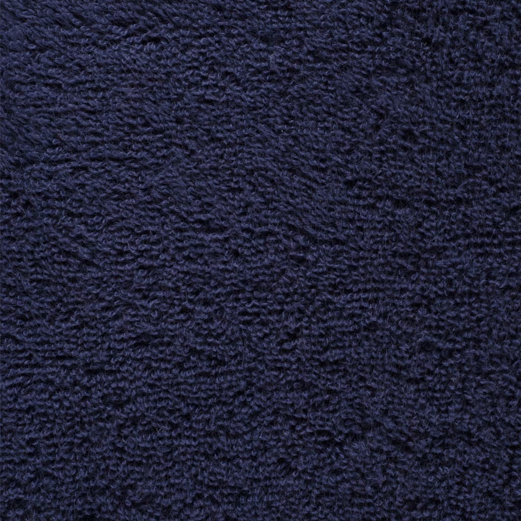 8 piece Premium Towel Set SOLUND Navy Blue 600 g m²