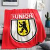 FC Union Berlin Printed Flannel Blanket, Soft Throw for Bedroom Sofa, Washable,soccer Fan Merchandise, Great Gift.