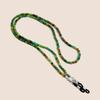 Lightweight Colored Glass Glasses Chain Vintage Handmade Beads Glasses Hanging Rope Adjustable Anti Loss Mask Chain Men Women