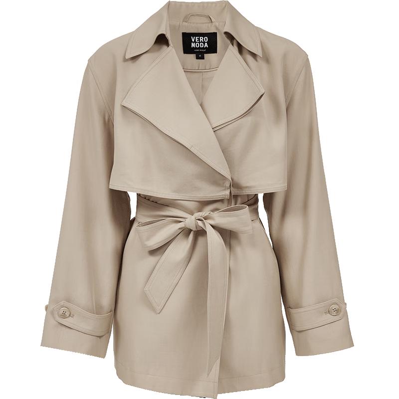 

VEROMODA Double-breasted Belted Jacket L