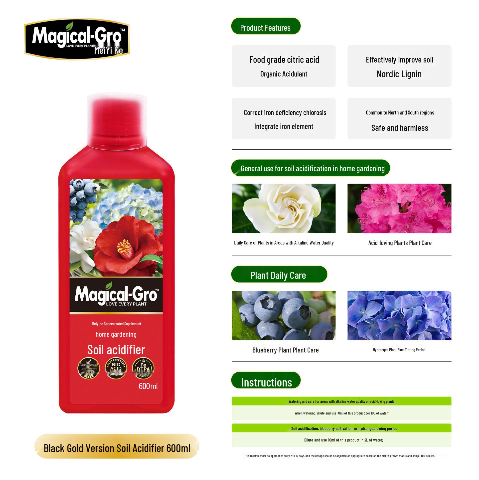 Meiyike Phalaenopsis Orchid Nutrient Solution - Water-Soluble Universal Cymbidium Fertilizer