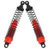 Adjustable 110mm Shock Absorber Damper Full Metal Spring Damper Fit for Traxxas Slash 2WDRed