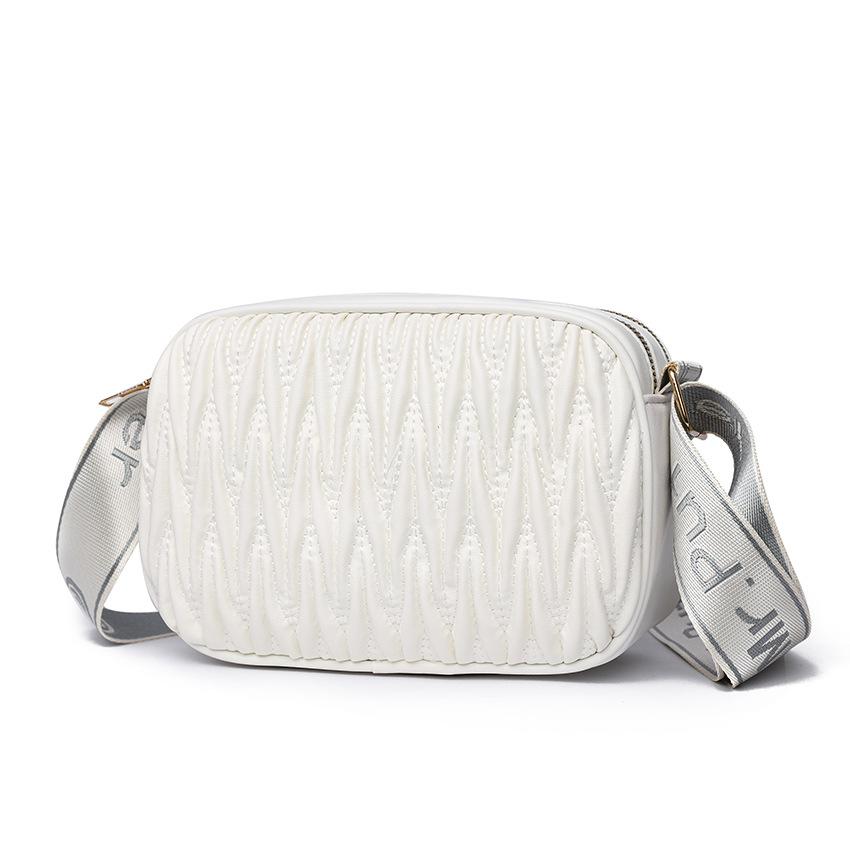 

Летняя женская универсальная сумка высокого класса Маленькая сумка Плиссированные облака Маленькая квадратная сумка Женская сумка через плечо