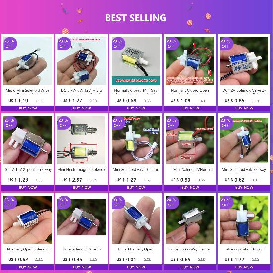 DC 12V Mini Water Valve Electric 3-way Solenoid Valve Water Purifier Drain Valve For Coffee Machine Drinking Machine