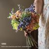 Bionic Blueberry Artificial Flowers for Living Room Decoration - Dried Flower Bouquets Arrangement