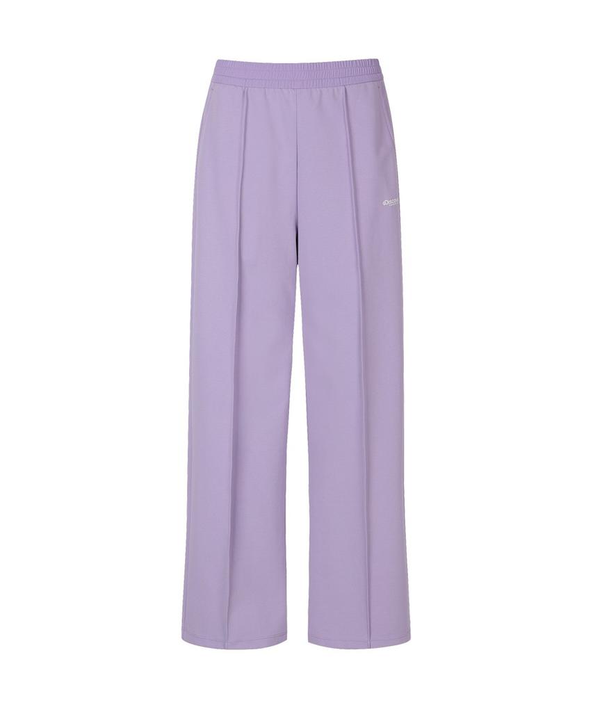 DISCOVERY EXPEDITION Women'S Freshvent Knit Training Semi-Wide Pants (L.Violet)