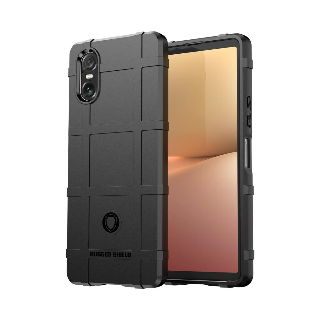 Rugged Shield Soft Shockproof TPU Armor Case On for Sony Xperia 10 VI 10VI 2024 Couqe Funda