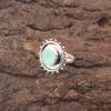 Aqua Chalcedony Gemstone 925 Silver Statement Boho Mother Gift New Ring Jewelry RR-49-17