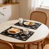 Washable 12x18 Inch Cotton Linen Table Mats Durable for Home Kitchen Restaurant Cafe Party Festival Wedding Decor Placemats
