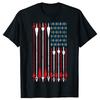 Vintage American Flag Archery Bow Hunting Graphic Tshirts Men Womens Fashion Casual Tshirt 100 Cotton Loose Oversized T Shirt