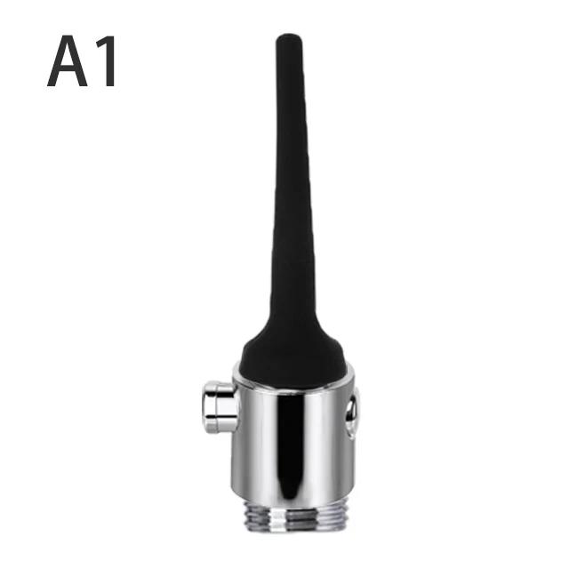 Silicone Enema Douche Kit – Anal Cleaning Nozzle with Shower Attachment, Metal Tip & Switch Faucet for Vaginal & Gay Use