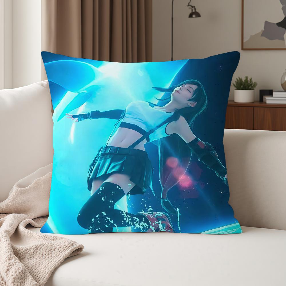 Games Ffinal Ffantasy Pillow Case Suitable For Bedrooms Living Rooms Cars Home Decoration