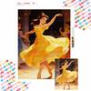 Belle Dancing Princess Diamond Painting Art Kit Hand Painting diy5D Home Decoration