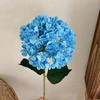 Kunstig Hortensia Blomst Realistisk Full Blomst Falsk Hortensia med Stengler Faux Silke Blomsterarrangement for Hjem Bryllup Fest Babyshower Bord