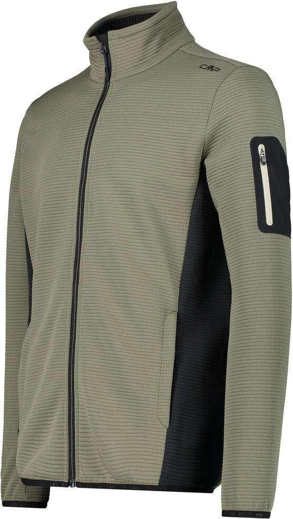 Мужская куртка CMP (33E6557) Флисовая мужская куртка (33e6557-E663) шалфей