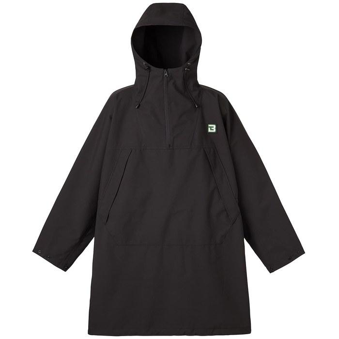 Evergreen B-TRUE Anorak Poncho L (LL~4L Size) Black