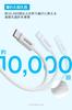 Anker Zolo Made with Durable Nylon Compatible with iPhone and Google Pixel USB-C & USB-A Cable, 1.0m, White, USB-IF Certified, Material, 17/16/15,