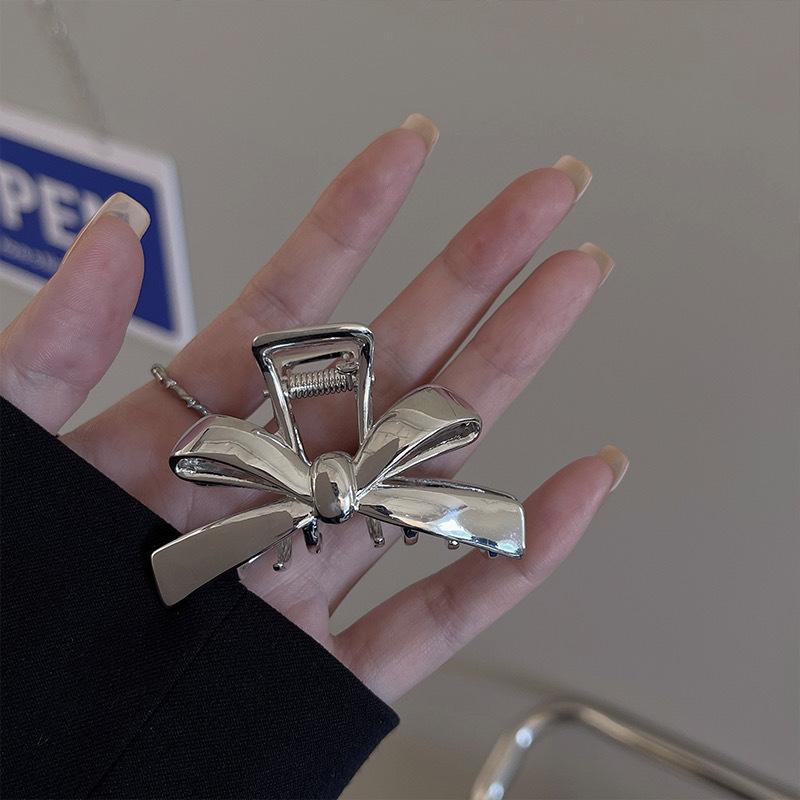 Mini Metal Bow Hair Claw Clip Women Summer Headwear