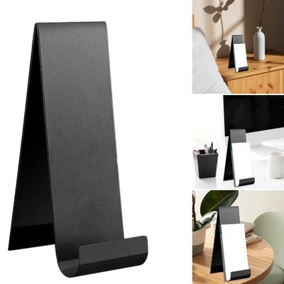 Set of 4 Black Metal Flyers Holder Stand Vertical Countertop Organizers Accessory for Booklets Magazines and Menus